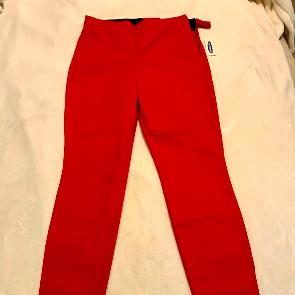 Women’s Old Navy Pixie Pants Red - New w/ Tags